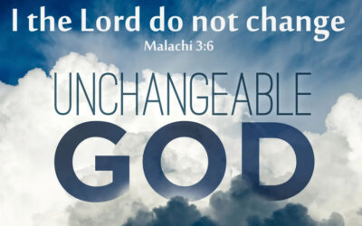 My Unchanging Lord!